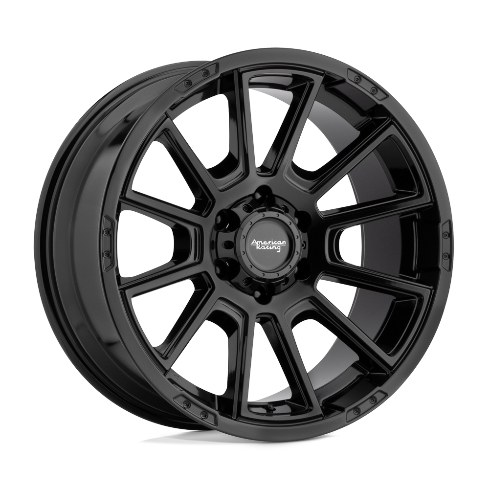 American Racing AR933 INTAKE Gloss Black 17x8.5 +18 6x114.3mm 66.1mm - WheelWiz