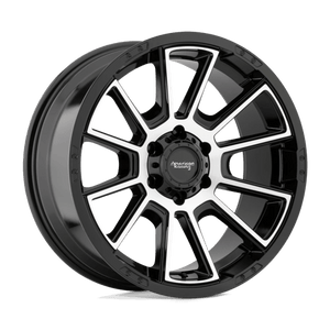 American Racing AR933 INTAKE Gloss Black Machined 20x9 +18 6x139.7mm 106.1mm - Wheelwiz