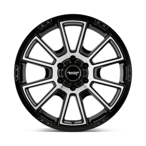 American Racing AR933 INTAKE Gloss Black Machined 20x9 0 6x139.7mm 106.1mm - Wheelwiz