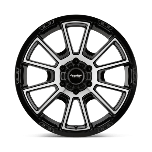 American Racing AR933 INTAKE Gloss Black Machined 20x9 +18 6x139.7mm 106.1mm - Wheelwiz