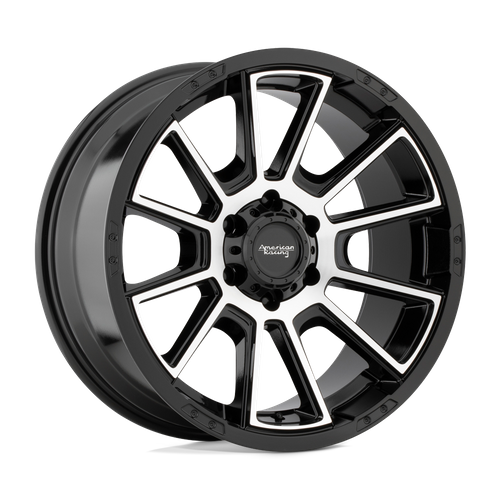 American Racing AR933 INTAKE Gloss Black Machined 20x9 +18 6x139.7mm 106.1mm - Wheelwiz