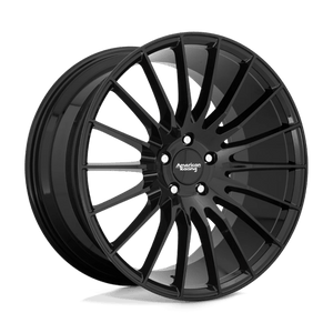 American Racing AR934 FASTLANE Gloss Black 20x8.5 +35 5x120mm 74.1mm - Wheelwiz