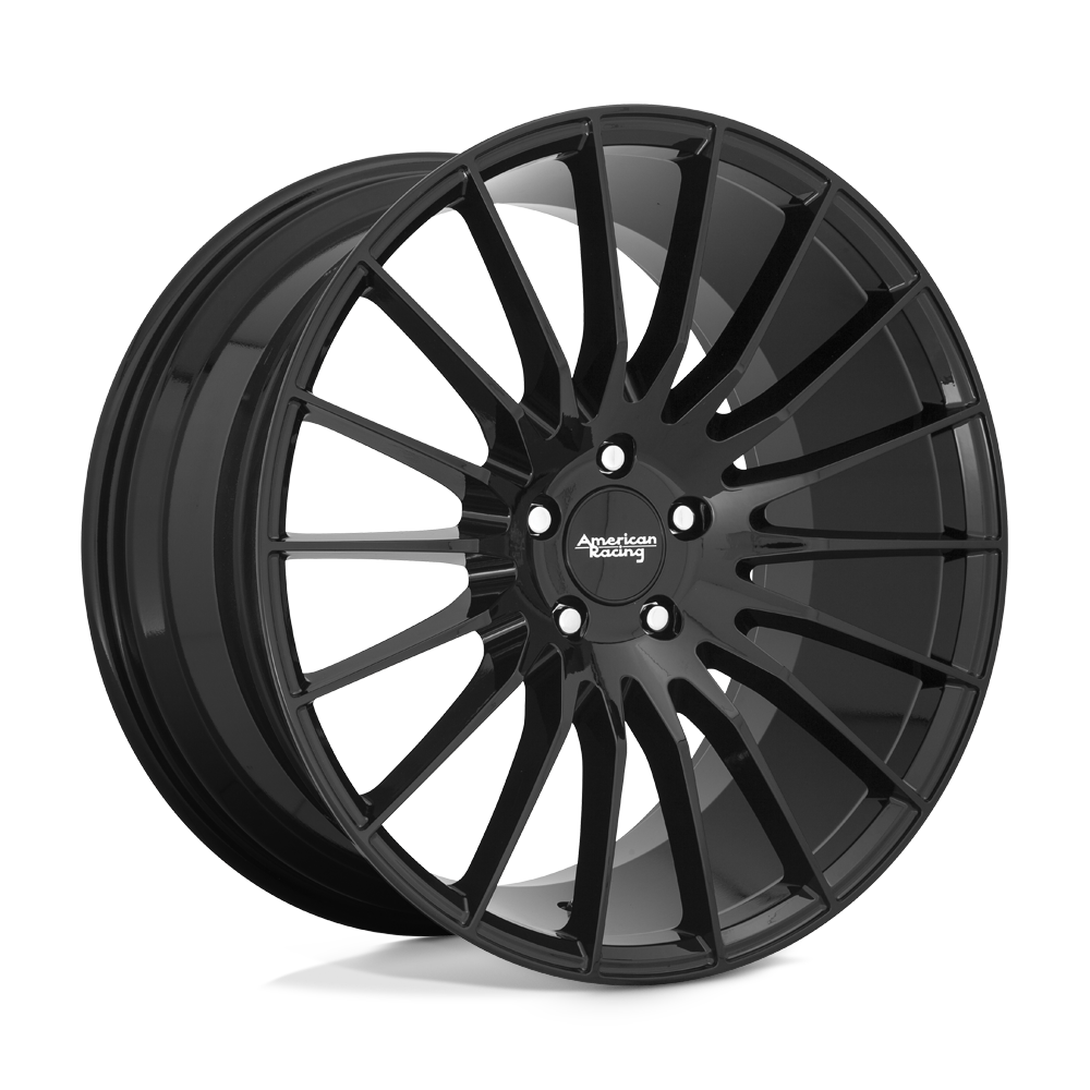 American Racing AR934 FASTLANE Gloss Black 20x10 +40 5x120mm 74.1mm - WheelWiz