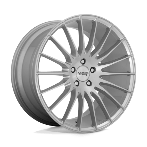 American Racing AR934 FASTLANE Brushed Silver 20x10 +40 5x120mm 74.1mm - Wheelwiz