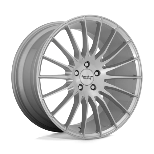 American Racing AR934 FASTLANE Brushed Silver 20x8.5 +25 5x120mm 74.1mm - WheelWiz