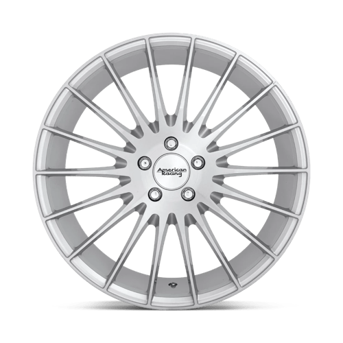American Racing AR934 FASTLANE Brushed Silver 20x10 +40 5x120mm 74.1mm - Wheelwiz