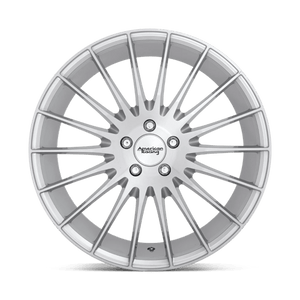 American Racing AR934 FASTLANE Brushed Silver 20x10 +40 5x120mm 74.1mm - Wheelwiz