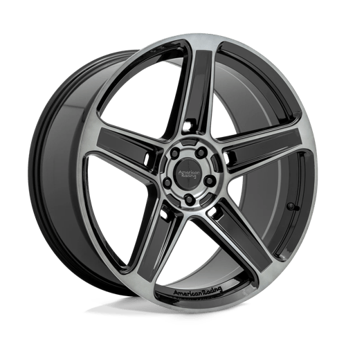 American Racing AR936 Gloss Black W/ Gray Tint 22x10.5 +25 5x115mm 72.6mm - Wheelwiz