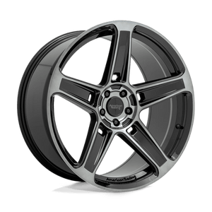 American Racing AR936 Gloss Black W/ Gray Tint 22x10.5 +25 5x115mm 72.6mm - Wheelwiz