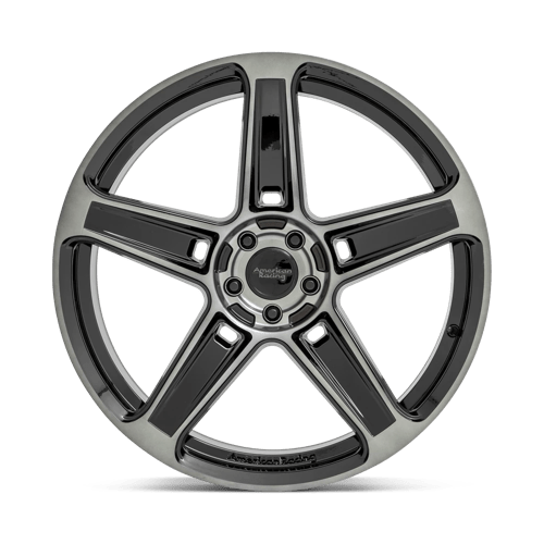 American Racing AR936 Gloss Black W/ Gray Tint 20x10.5 +22 5x115mm 72.6mm - Wheelwiz