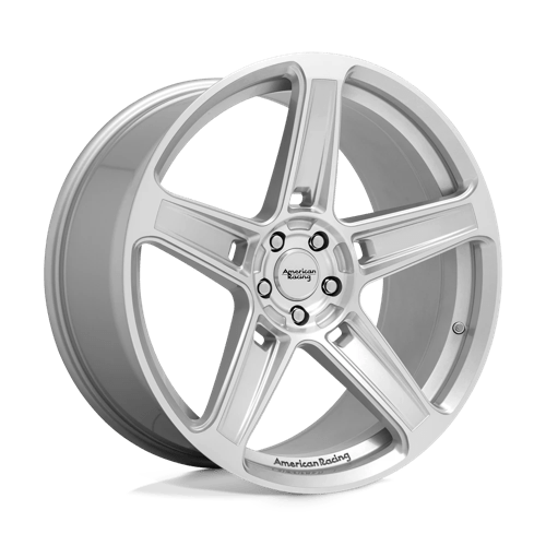 American Racing AR936 Machined Silver 20x10.5 +22 5x115mm 72.6mm - Wheelwiz