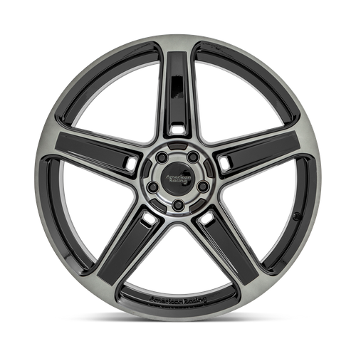 American Racing AR936 Gloss Black W/ Gray Tint 20x10.5 +22 5x115mm 72.6mm