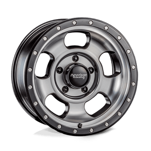 American Racing AR969 ANSEN OFFROAD Satin Black Machined 15x8 -19 5x139.7mm 108mm - WheelWiz