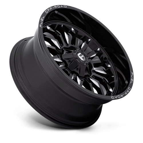 Fuel Offroad D795 ARC Gloss Black Milled 22x10 -18 6x135|6x139.7mm 106.1mm - Wheelwiz