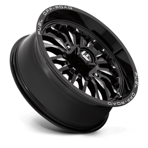 Fuel Offroad D821 ARC UTV Gloss Black Milled 18x7 +13 4x137mm 110.1mm - Wheelwiz