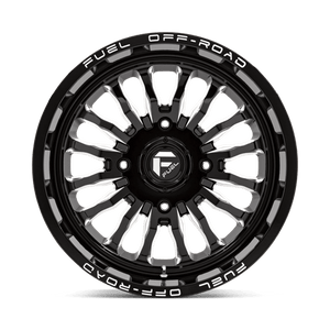 Fuel Offroad D821 ARC UTV Gloss Black Milled 18x7 +13 4x137mm 110.1mm - Wheelwiz