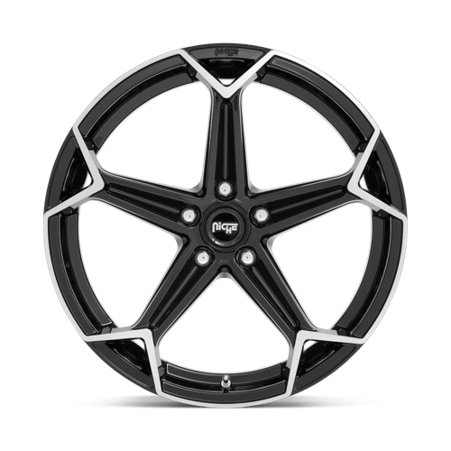 Niche N259 ARROW Gloss Black Brushed 20x9 +38 5x112mm 66.6mm - Wheelwiz