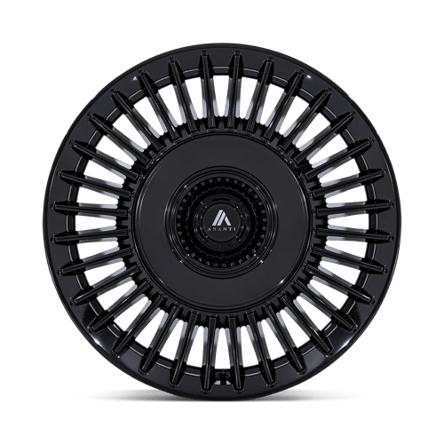 Asanti Black AB040 TIARA Gloss Black 20x10.5 +18 5x115|5x120mm 74.1mm - Wheelwiz