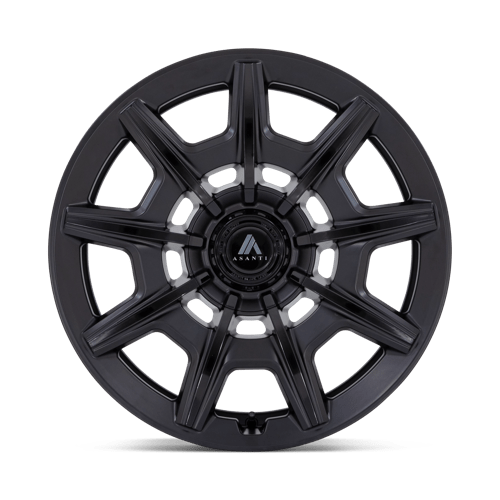 Asanti Black AB041 ESQUIRE Satin Black Gloss Black Face 22x10.5 +45 5x108|5x114.3mm 72.6mm