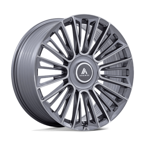 Asanti Black AB049 PREMIER Anthracite Brushed 24x10 +35 5x120|5x130mm 84.1mm - Wheelwiz