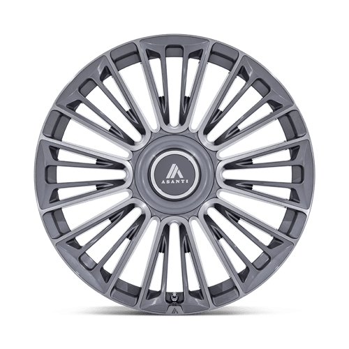 Asanti Black AB049 PREMIER Anthracite Brushed 26x10 +20 Custom 72.6mm - Wheelwiz