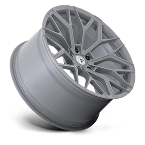 Asanti Black AB039 MOGUL 5 Two Toned Battleship Gray 20x11 -6 5x115mm 71.5mm - Wheelwiz