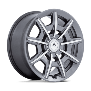 Asanti Black AB041 ESQUIRE Gloss Anthracite Bright Mach 20x9 +15 5x115|5x120mm 74.1mm