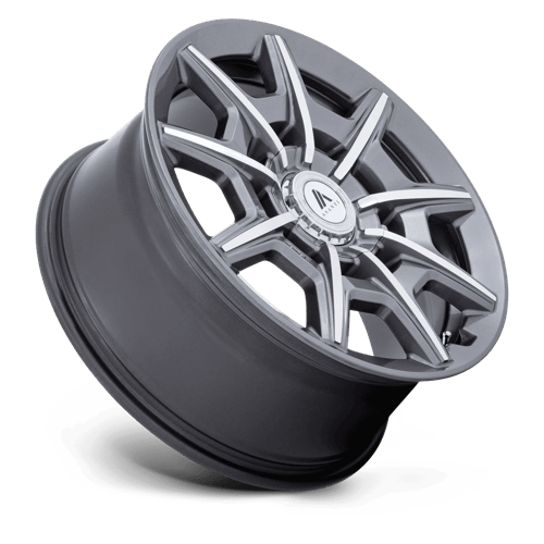 Asanti Black AB041 ESQUIRE Gloss Anthracite Bright Mach 20x9 +35 5x112|5x114.3mm 72.6mm - Wheelwiz