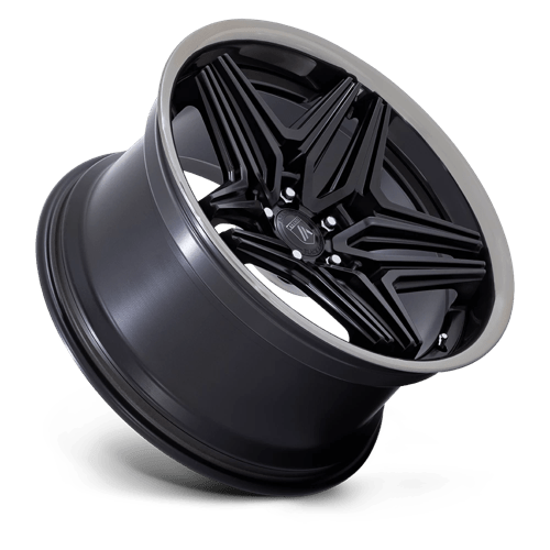 Asanti Black AB046 DUKE Satin Black W/ Ddt Lip 22x10.5 +18 Custom 72.6mm - Wheelwiz