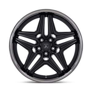 Asanti Black AB046 DUKE Satin Black W/ Ddt Lip 22x9 +15 5x115mm 72.6mm