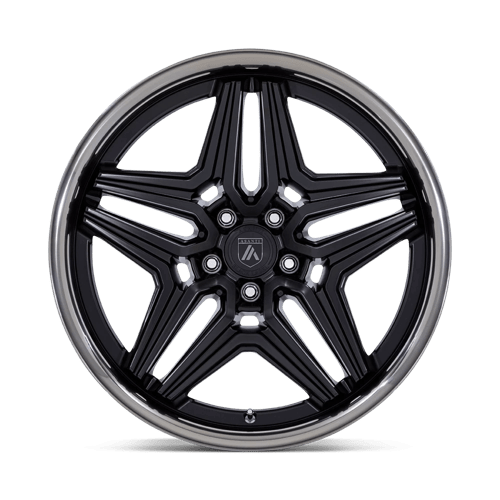 Asanti Black AB046 DUKE Satin Black W/ Ddt Lip 22x10.5 +18 5x115mm 72.6mm - Wheelwiz