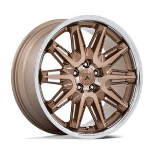 Asanti Black AB047 IMPERATOR Bronze Machined W/ Ss Lip 20x10.5 +38 5x112mm 66.6mm - Wheelwiz
