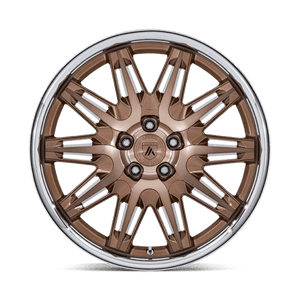 Asanti Black AB047 IMPERATOR Bronze Machined W/ Ss Lip 20x10.5 +38 5x112mm 66.6mm