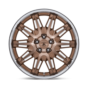 Asanti Black AB047 IMPERATOR Bronze Machined W/ Ss Lip 20x10.5 +38 5x120mm 72.6mm - Wheelwiz