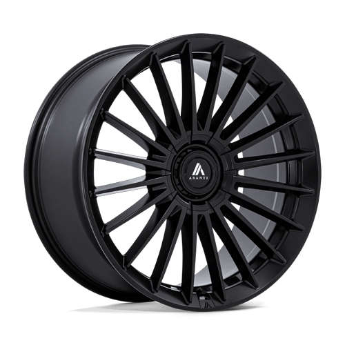 Asanti Black AB048 VICEROY Matte Black 22x10.5 +15 5x112mm 72.6mm - Wheelwiz