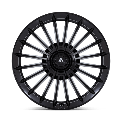 Asanti Black AB048 VICEROY Matte Black 20x10.5 +15 Custom 72.6mm - Wheelwiz
