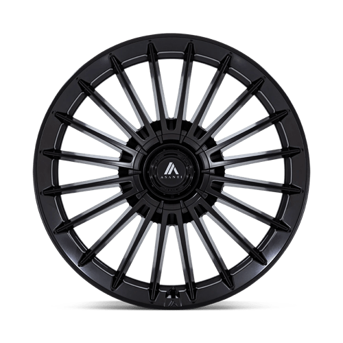 Asanti Black AB048 VICEROY Matte Black 22x10.5 +15 5x112mm 72.6mm - Wheelwiz