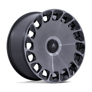 Asanti Black AB045 ARISTOCRAT Gloss Black Machined Fc W/ Ddt 20x9 +27 5x112|5x120mm 74.1mm - Wheelwiz
