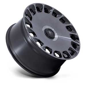 Asanti Black AB045 ARISTOCRAT Gloss Black Machined Fc W/ Ddt 22x10.5 +45 5x108|5x114.3mm 72.6mm - Wheelwiz