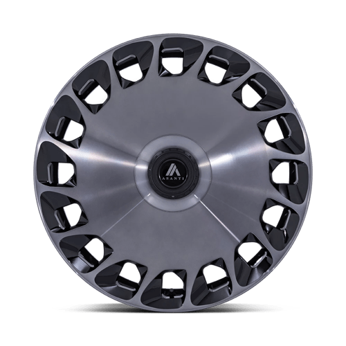 Asanti Black AB045 ARISTOCRAT Gloss Black Machined Fc W/ Ddt 20x9 +15 Custom 72.6mm - Wheelwiz