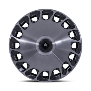 Asanti Black AB045 ARISTOCRAT Gloss Black Machined Fc W/ Ddt 22x10.5 +38 5x112|5x120mm 74.1mm - Wheelwiz