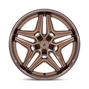 Asanti Black AB046 DUKE Platinum Bronze 20x10.5 +18 Custom 72.6mm - Wheelwiz
