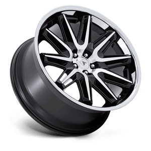 Asanti Black AB047 IMPERATOR Gloss Black Machined W/ Ss Lip 20x9 +45 5x112mm 66.6mm - Wheelwiz