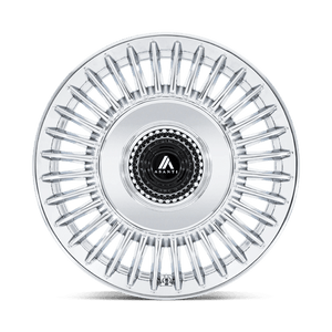 Asanti Black AB040 TIARA Chrome 22x9 +15 Custom 72.6mm - Wheelwiz