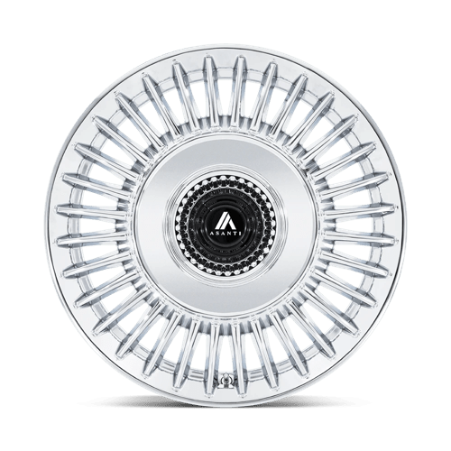 Asanti Black AB040 TIARA Chrome 20x10.5 +38 5x112|5x120mm 74.1mm - Wheelwiz