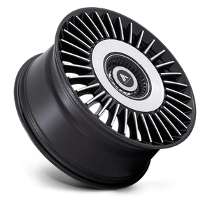 Asanti Black AB040 TIARA Satin Black Bright Mach Face 20x9 +45 5x108|5x112mm 72.6mm - Wheelwiz