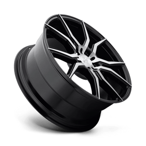 Niche M166 ASCARI Gloss Black Brushed 20x9 +18 5x115mm 71.5mm - WheelWiz