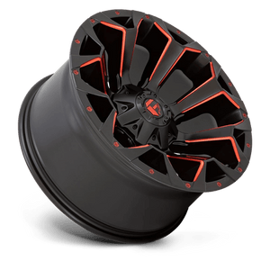 Fuel Offroad D787 ASSAULT Matte Black Red Milled 18x9 +1 5x114.3|5x127mm 78.1mm - Wheelwiz