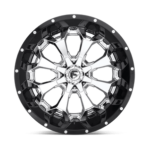 Fuel Offroad D246 ASSAULT Chrome Plated Gloss Black Lip 20x12 -43 8x165.1mm 125.1mm - 2 PIECE - WheelWiz