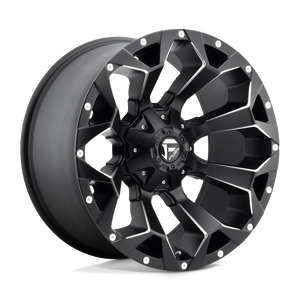 Fuel Offroad D546 ASSAULT Matte Black Milled 17x9 -12 8x165.1mm 125.1mm - WheelWiz